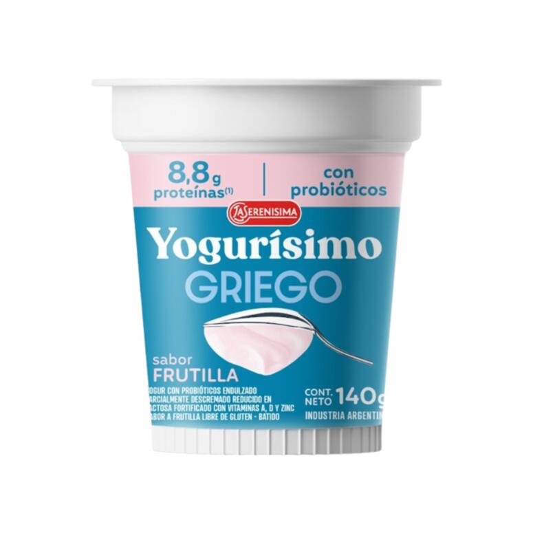Yogur Griego sabor Frutilla x 140g - Yogurisimo