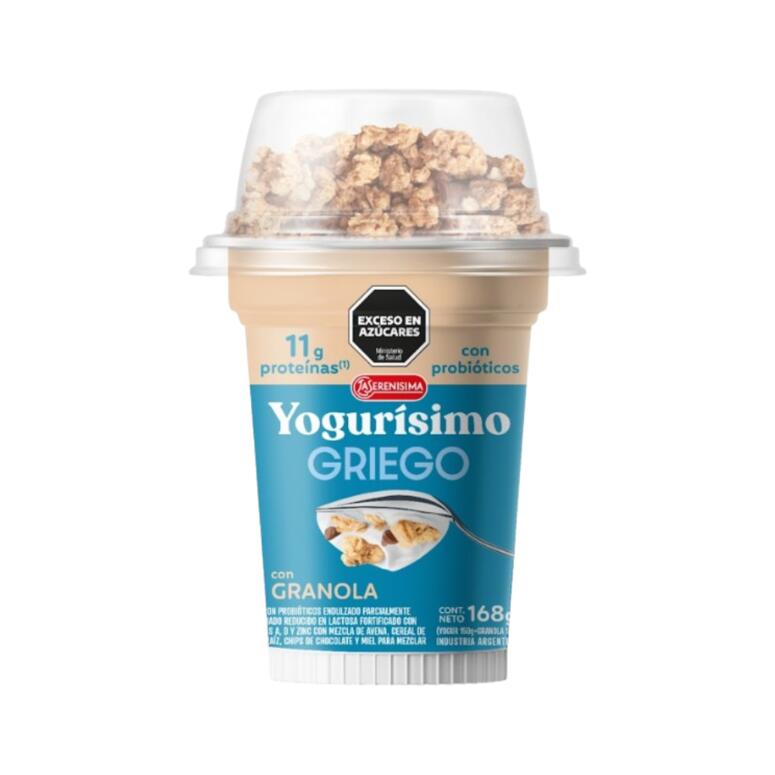 Yogur Griego con Granola x 168g - Yogurisimo