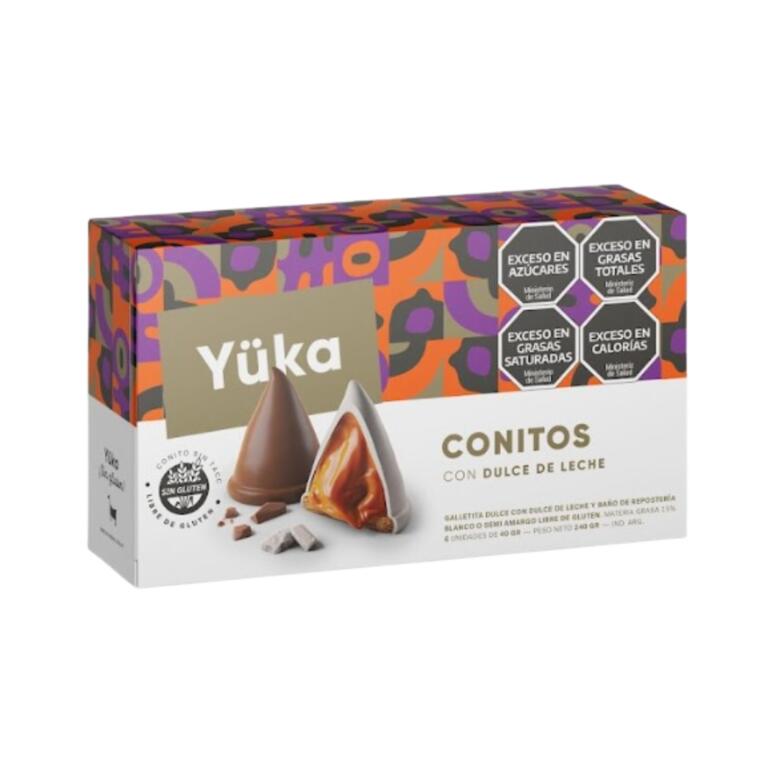 Conitos con Dulce de Leche x 240g (6u x caj) - Yuka