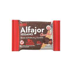 Alfajor Vegano Mousse de Avellanas x 42g - Animal Kind