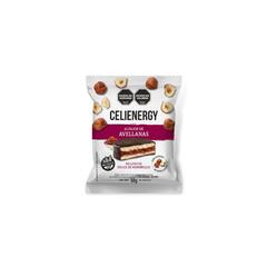 Alfajor de Avellana Negro Relleno con Membrillo x 50g - Celienergy