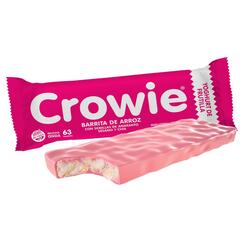 Barra de Arroz con Cobertura de Frutilla x 12g - Crowie