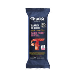 Barrita de Arroz Sabor Yogurt Frutilla x 12gr - Franks