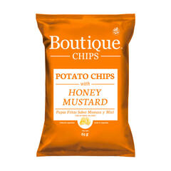 Chips de Papas Sabor Mostaza y Miel x 65g - Boutique Chips