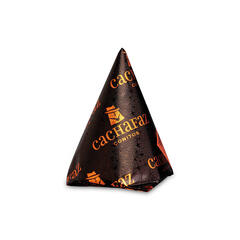 Conito de Chocolate Negro Relleno de Dulce de Leche x 38g - Cachafaz