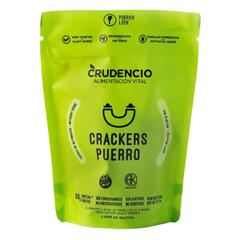 Crackers de Puerro Raw x 90g - Crudencio