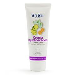 Crema Rejuvenecedora de Noche con Aloe Vera, Pepino y Limon x 100g - Sri Sri
