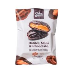 Datil relleno con Mani, cubierto con Chocolate Amargo x 27g - Chia Graal